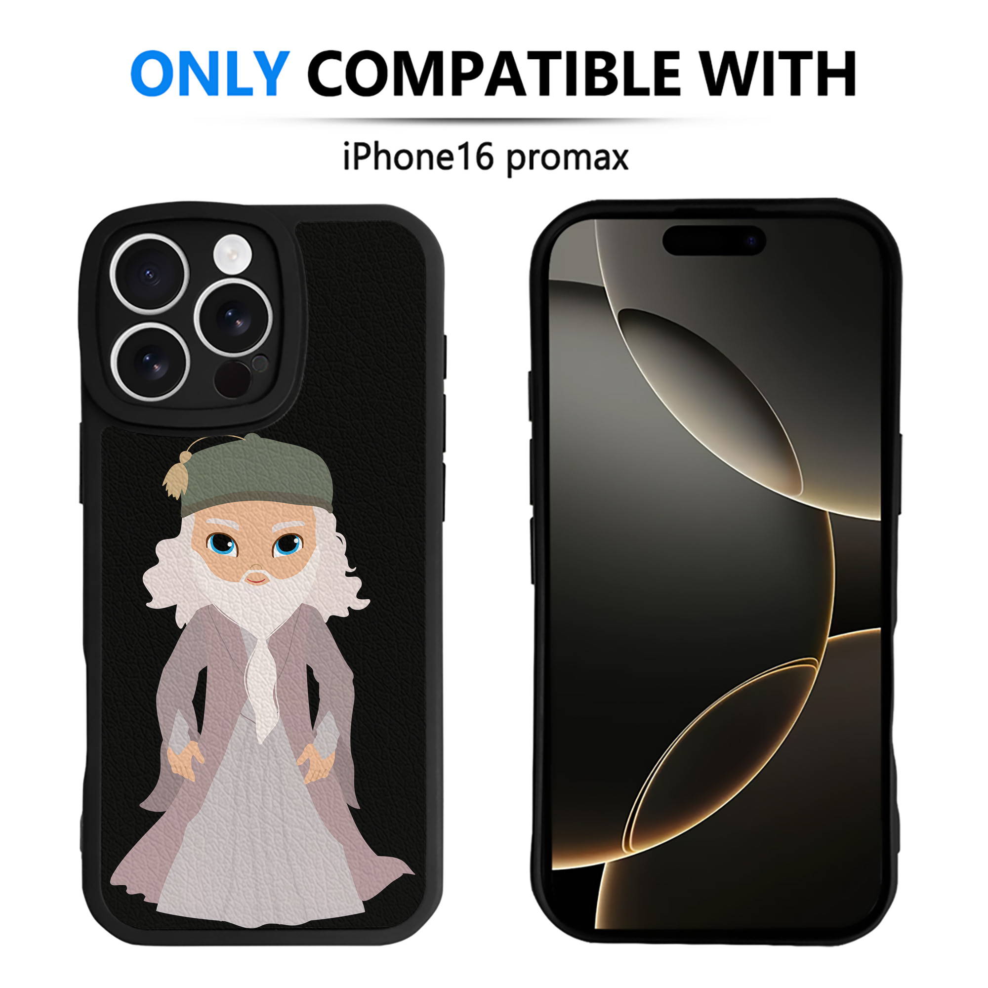 （画像用） Harry Potter ハリー・ポッターシリーズ 【iPhone 16シリーズ対応】シリコンスマホケース（レザー調） 材質：シリコン